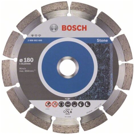 Bosch Diamanttrennscheibe Standard for Stone 180x22,23x2x10 mm 2608602600
