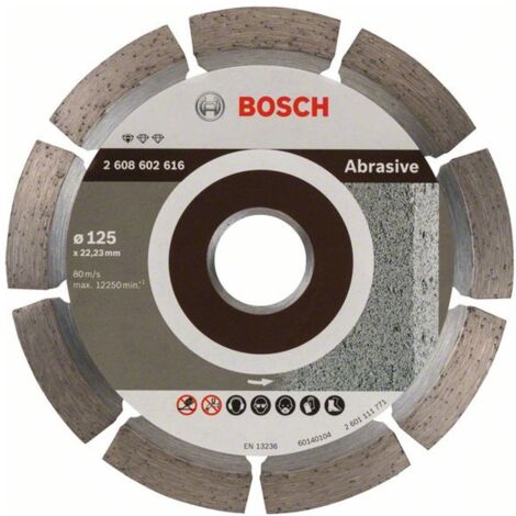 Bosch Diamanttrennscheibe Standard for Abrasive 125x22,23x1,6x10 mm 2608602616