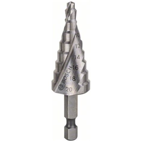 Bosch Stufenbohrer HSS 4 - 20 mm, 1/4", 70,5 mm