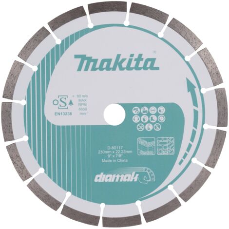 Makita D-80117 Diamantscheibe 230x22,23 DIAMAK