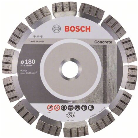 Bosch PRO Concrete Diamanttrennscheibe 180 x 22,23 mm - 2608602654