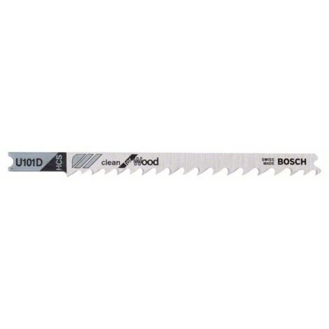 Bosch 3x Stichsägeblatt U 101 D Clean for Wood - 2608637723