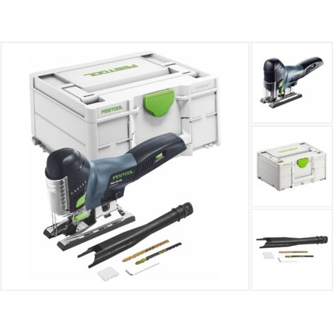 Festool Akku-Pendelstichsäge PSC 420 EB-Basic CARVEX, incl. Stichsägeblatt-Set, Zubehör, Systainer