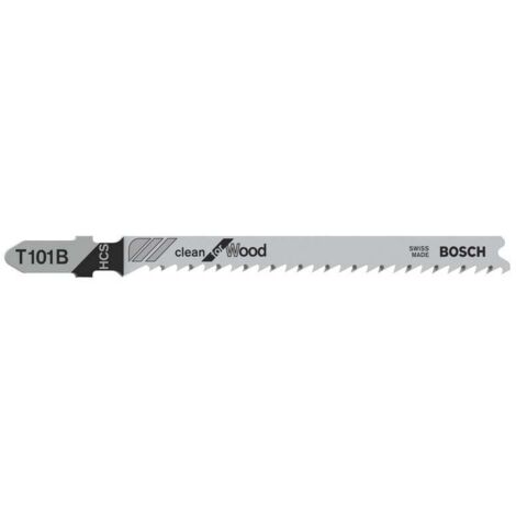 Bosch Stichsägeblatt T 101 B, Clean for Wood, 25er-Pack
