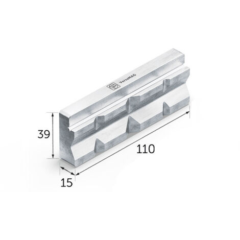 Fein Schutzbackenpaar (P) Prisma 110 mm Aluminium (Fein VersaMAG) (1/5)