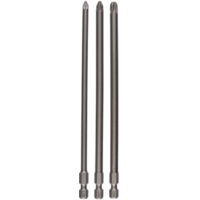 Bosch 3tlg. Schrauberbit-Set Extra-Hart PZ1 PZ2 PZ3 152 mm
