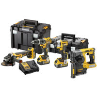 DeWALT Akku-Kombopack DCK422P3T, 18 Volt DCD796 + DCH273 + DCF887 + DCG405 + 3x 5,0 Ah