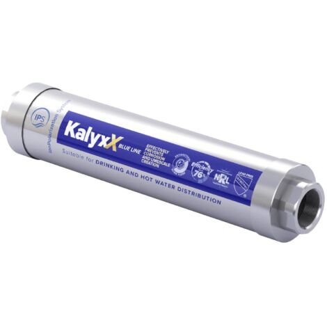 Swiss Aqua Technologies Descalcificador de agua Antical, Antibacteriano innovador IPS Kalyxx BlueLine G3/4' hembra (IPSXKBG34)
