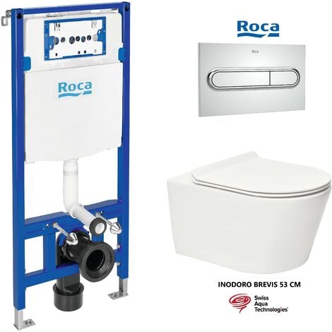 Pack de WC Completo con Inodoro Cisterna con Salida Horizontal y Tapa  Tradicional - Richmond