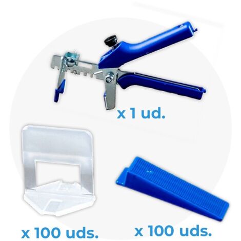 Euroshrink kit Eurolevelling Wedge Solution (100 calzos + 100 cuñas + tenaza) junta 0.5 mm (1/5)