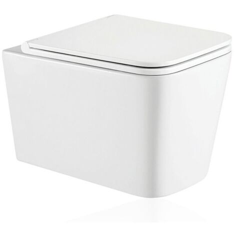 INODORO SUSPENDIDO TREND CON SISTEMA VORTEX TORNADO 3 ULTRA QUIET FLUSH BLANCO, ASIENTO Y TAPA SOFTCLOSE DE kp