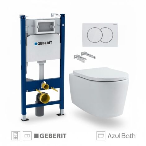 Placa Para Cisterna Empotrada Stir Blitz - Modelo Europa Duo, Color Blanco, Repuesto Original 5500274