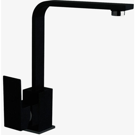 Robinet de cuisine NOOK avec bec carré noir