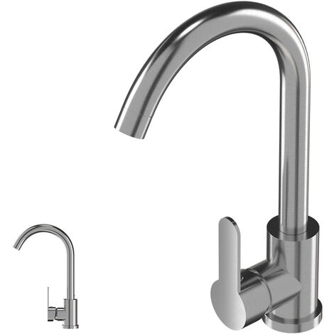 Robinet De Cuisine En Acier Inoxydable Prestige Pour Évier (1/5)