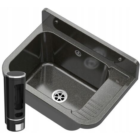 Evier utilitaire chambre a lessive noir paron distributeur garage set 85111826 (1/5)