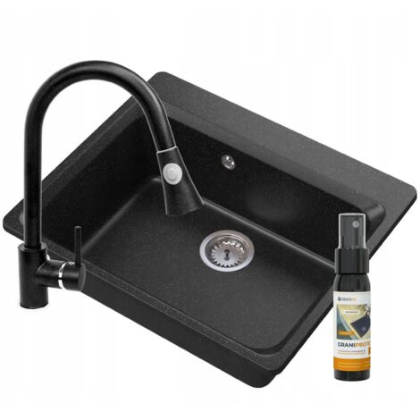 Evier monocuve en granit 6 couleurs 85111925 (1/5)