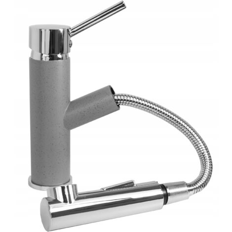 MÉLANGEUR DE CUISINE GRIS EXTRACTIBLE POUR ÉVIER CADO (1/5)