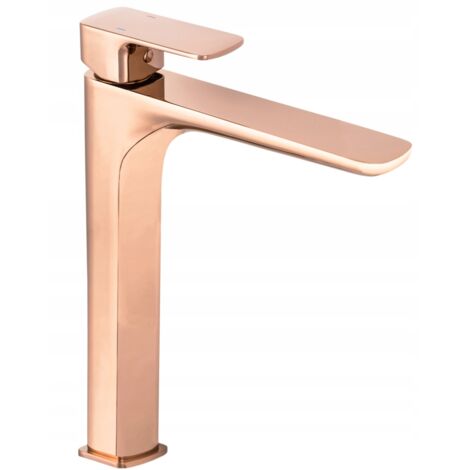 Robinet Lavabo Rosegold Granitan CUBIC 300mm (1/5)