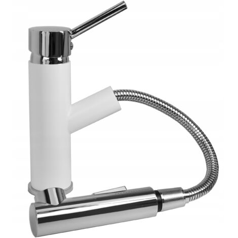 Mitigeur Cuisine Blanc Extractible CADO Granitan (1/5)