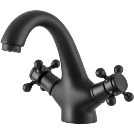 MITIGEUR RÉTRO NOIR POUR ÉVIER DE SALLE DE BAIN (1/4)