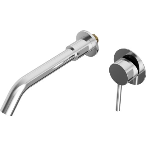 MITIGEUR DE LAVABO POUR INSTALLATION ENCASTRÉE ROBINET EN LAITON KIVO CHROME (1/5)