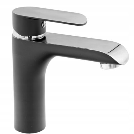 PICO BLACK BATHROOM SINK MIXER TAP (1/5)