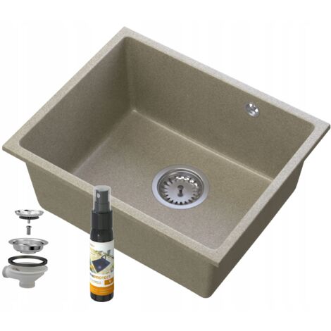 MANADO BROWN UNDERMOUNT CHROME SINK50 (1/5)