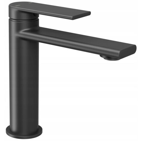 ROSSA BLACK BATHROOM SINK MIXER TAP (1/5)