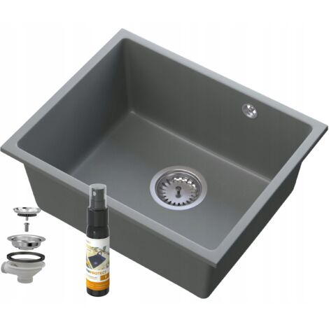 MANADO GREY UNDERMOUNT CHROME SINK 50 (1/5)