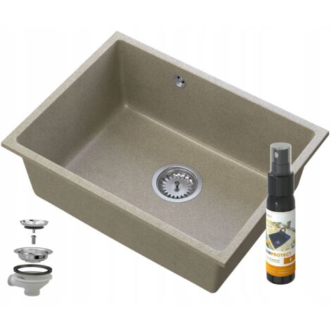 MANADO BROWN UNDERMOUNT CHROME SINK60 (1/5)