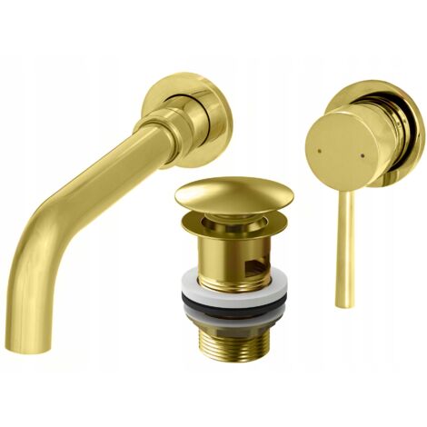 MÉLANGEUR DE BOÎTES D'OR POUR INSTALLATION DISSIMULÉE KIVO CLICK PLUG AVEC TROP-PLEIN (1/5)