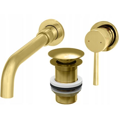 MÉLANGEUR DE BOÎTES D'OR POUR INSTALLATION DISSIMULÉE KIVO CLICK PLUG AVEC TROP-PLEIN (1/5)