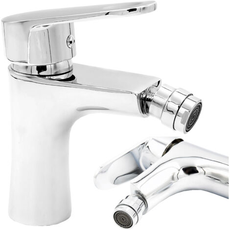 Mitigeur Bidet Chromé COBI - Robinet sur Pied, Tête Céramique, Résistant aux Taches et Températures. (1/5)
