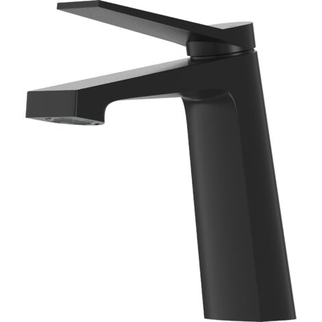 Mitigeur Lavabo Bas Noir Moderne en Laiton avec Cartouche Céramique – SELVA (1/5)