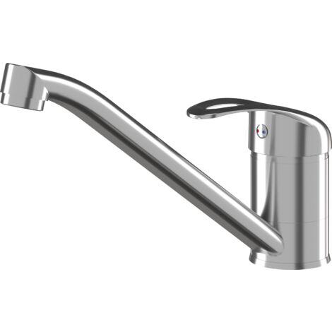 Mitigeur Lavabo Bec Long Pivotant Chromé Résistant Haute Température Granitan Alfi 1 Pièce (1/5)