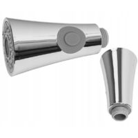 Douchette pour robinet de cuisine extractible chromée 2 fonctions anti-calcaire 1/2"