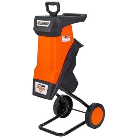 RURIS Broyeur Vegetaux Électrique de Jardin ST100s, 2400W, Branches Diamètre 40mm, Avec un Sac de 50L
