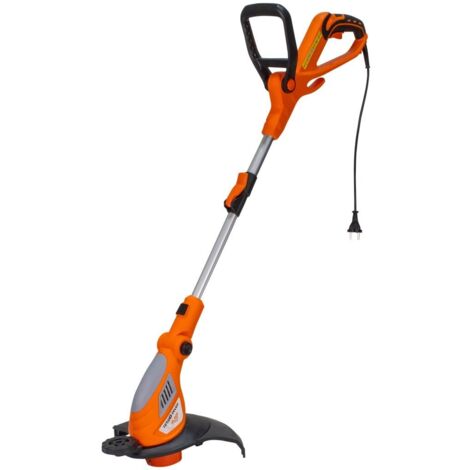 RURIS Trimmer Coupe-bordure électrique TE500 PIVOT - 500 W, largeur de coupe 300 mm, tête de coupe pivotante à double fil, réglage télescopique, poignée ergonomique