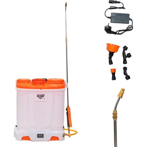 RURIS Pulvérisateur Électrique RSE 1900S - Réservoir 18L, Batterie 12V 8Ah, Lance Télescopique Métallique, Pression 6 Bars, Fonction de Mélange Automatique, Accessoires Multiples
