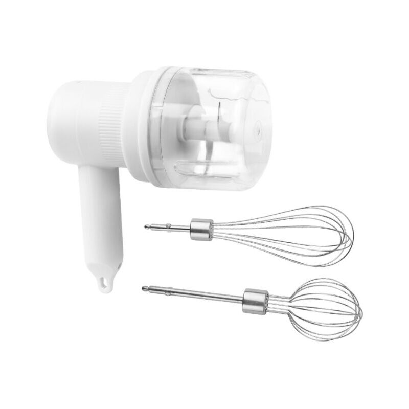 Electric Egg Whisk With Two Wire Whiskers Food Whisk 3 Speeds