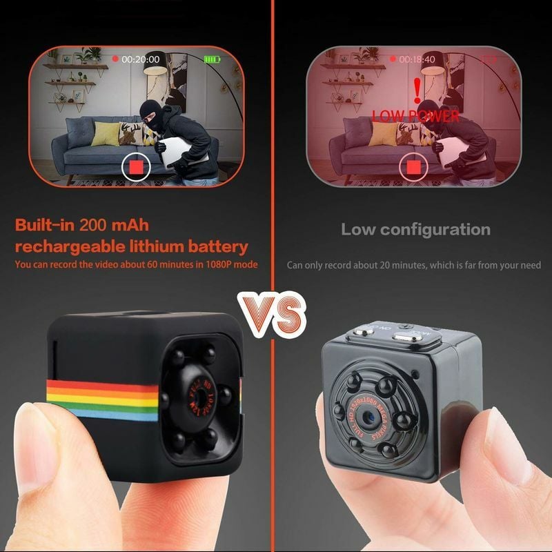 Rechargeable best sale mini camera