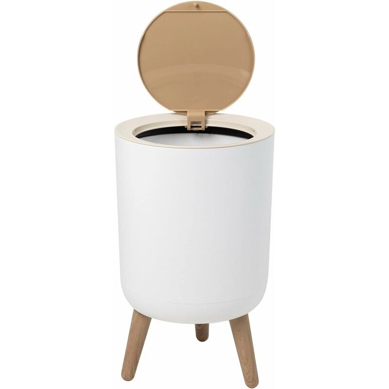 1pc Light Luxury Nordic Style Large Capacity Garbage Can For Home Use In  Living Room, Kitchen, Bedroom, Bathroom And Office Trash Bin
