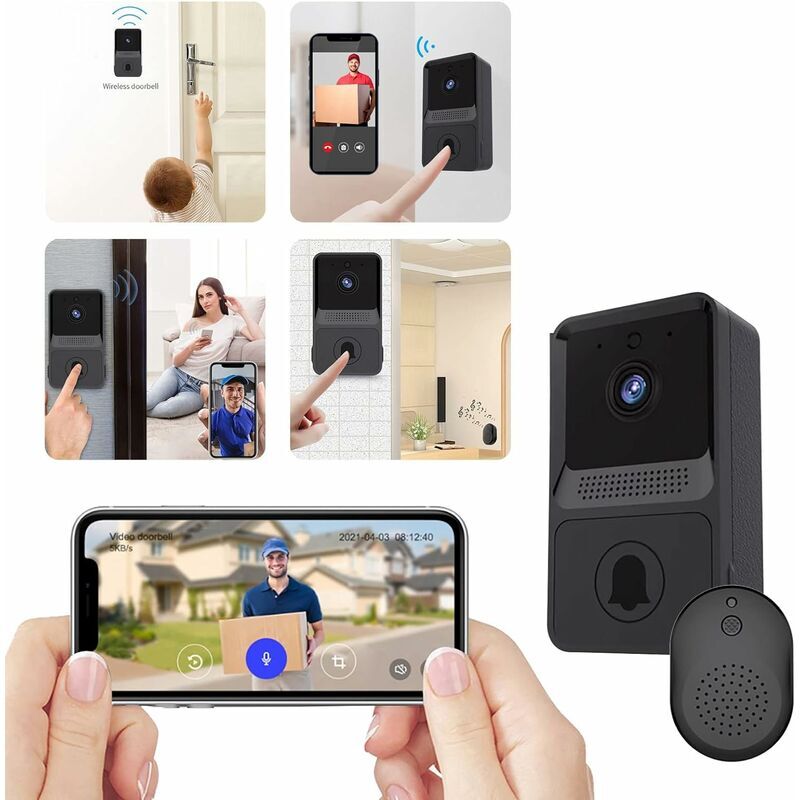 Modohe wireless doorbell 1080p 2024 video