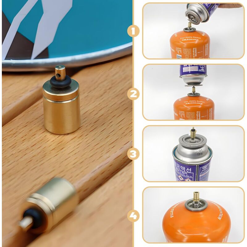 Thermacell Butane Refill Cartridges 3cm Gas Refill Adapter Stove ...