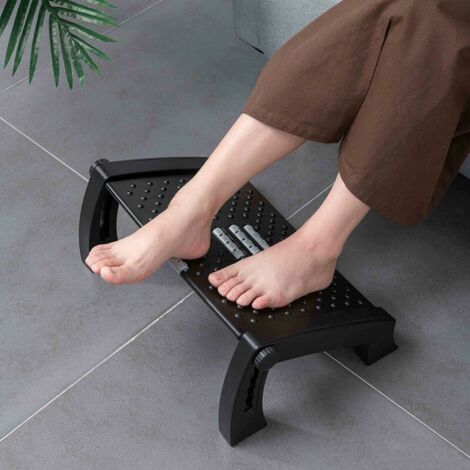 AlwaysHheight adjustable footrests for under desk at work, ergonomic ...
