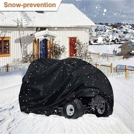 AlwaysH Lawn Mower Cover, Lawn Tractor Dust Cover with Pull Cord Push Lawn  Mower Tarp Dust