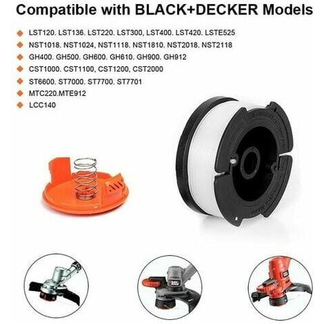 For Black & Decker Reflex Strimmer Spool Line MTC220 MTE912