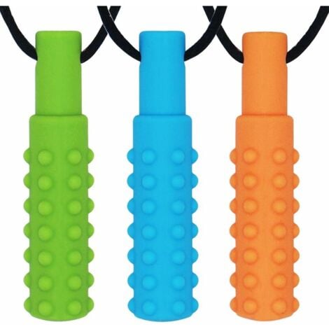 Buy Chuchumz Sensory Chew Necklace Chewelry Autism ADHD Biting Child Baby Chewy  Teething Tubes Chew Toy Children Blue Online at desertcartINDIA