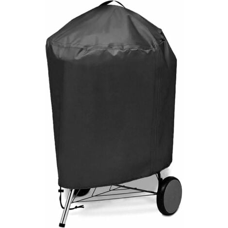 AlwaysH Barbecue Cover,Gas Barbecue Cover Barbecue Cover BBQ Protective Cover Anti-UV Waterproof for Weber, Holland, etc (7168cm),190g