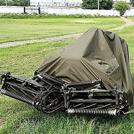 Outdoors Lawn Mower Cover - Heavy Duty 420D Polyester Oxford Lawn Mower  Covers Storage Waterproof, UV, Dirt Outdoor Protection Universal Fit Push